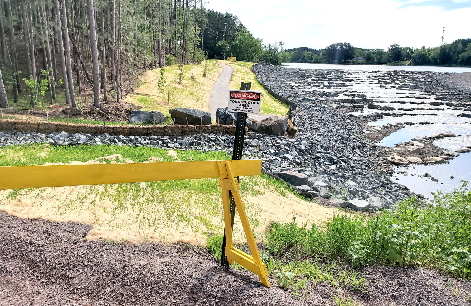 Willow River Dam new vegetation